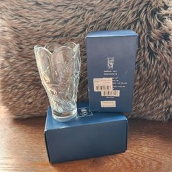 NEW Mikasa  Bridal Lily Bud Vase.  5" tall by 2.75" wide / diameter.  From a clean and smoke-free household.  Shipping or Pick Up Only.  NO DELIVERY. 