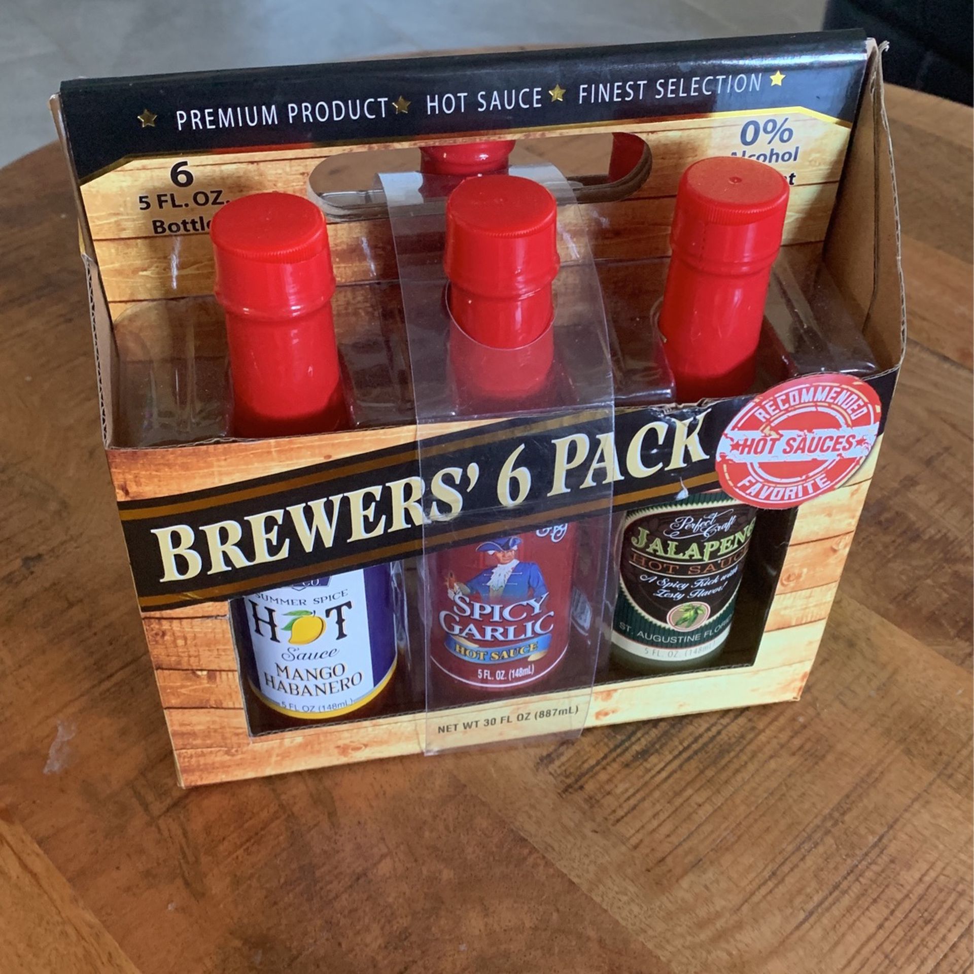 Brewers 6 Pack Hot Sauces