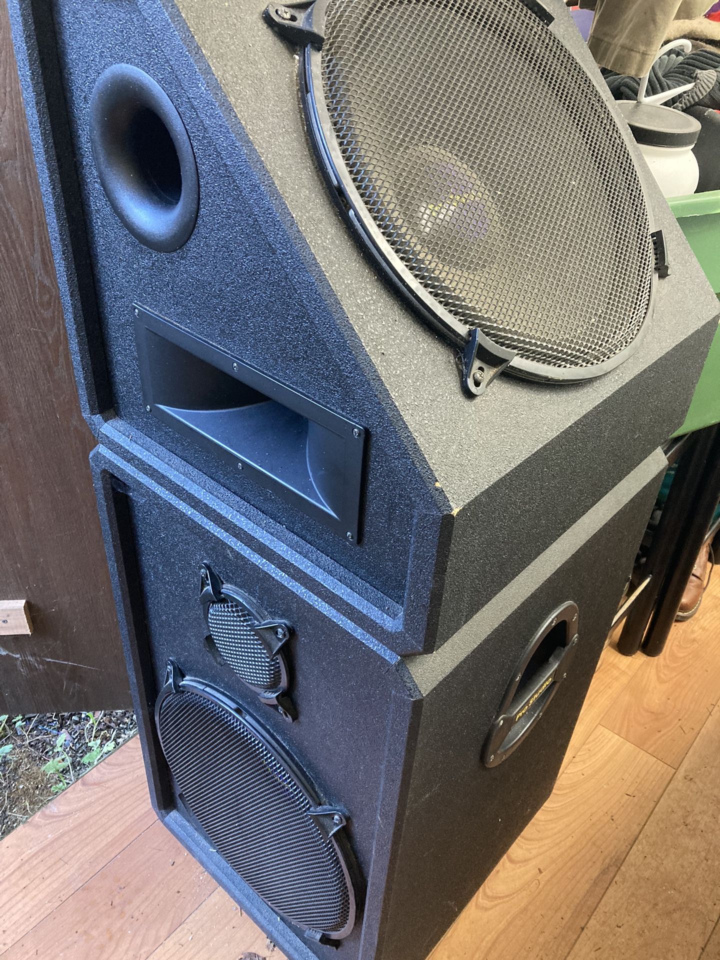 Pair Of Large Pro studio Speakers