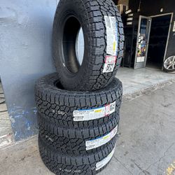 265/70/17 New Set Of Falken AT Tires Installed