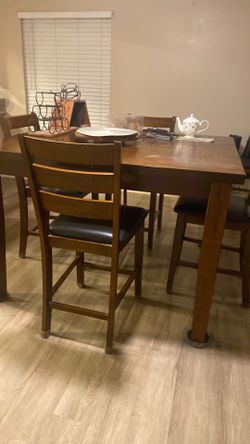 Table 5 chairs.
