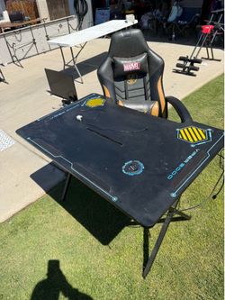Gaming table and chair
