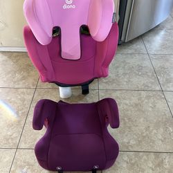 Diono Cambria 2 XL, Dual Latch Connectors, 2-in-1 Belt Positioning Booster Seat, High-Back to Backless Booster with Space and Room to Grow, 8 Years 1 