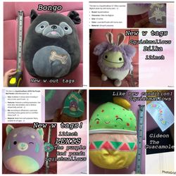 4squishmallows $25 for all couple new w tags