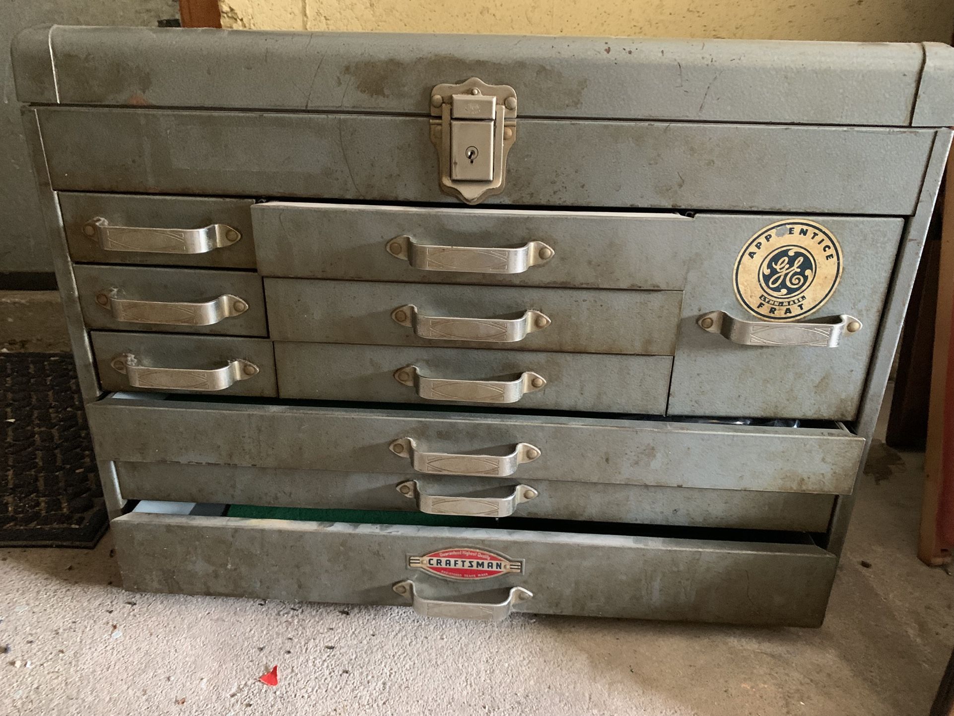 Vintage Craftsman Machinist Tool Box
