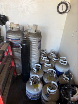 Propane bottles