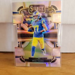 Puka Nacua Die Cut Prizm SILVER Rookie RC Refractor RAMS Football Cards
