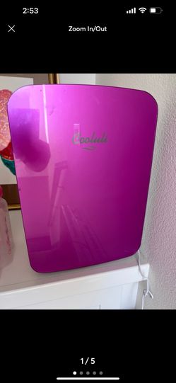 Mini Fridge 15 Liters Pink