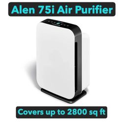 Alen Air Purifier BreatheSmart 75i Pure HEPA Filter covers up to 2800 sq ft-Filter Not Included