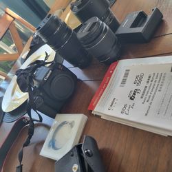 Cannon Rebel T7 + Lens + Accessories ( PLEASE READ DETAILS)