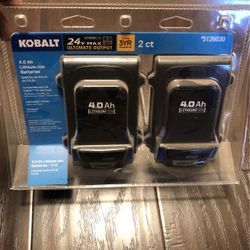 KOBALT BATTERIES 24ah MaxULTIMATE OUTPUT