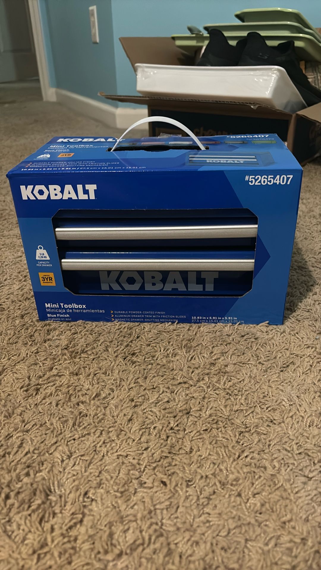 Kobalt Mini Toolbox Blue