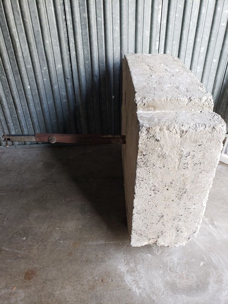 free Big concrete slab over 200 pounds free