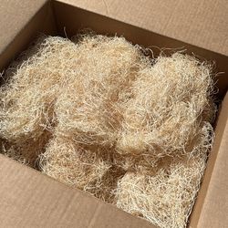 5 lb. Undyed aspen fine excelsior gifting packing natural color