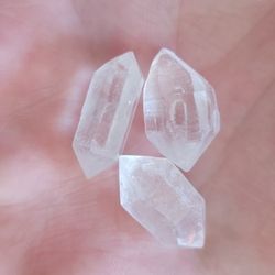 9g Herkimer Diamond Lot Of 3 Ethically Sourced & Mined In NY