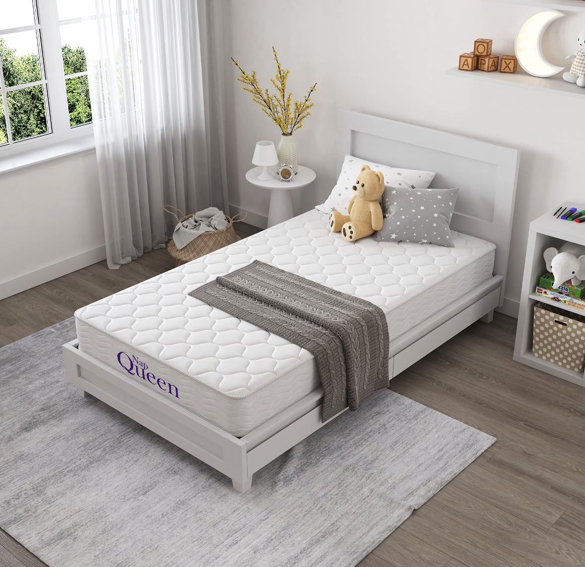 LOW PRICE MOVING- $125 + Tax Retail Brand New Nap Queen Mattress Cover twin Size 