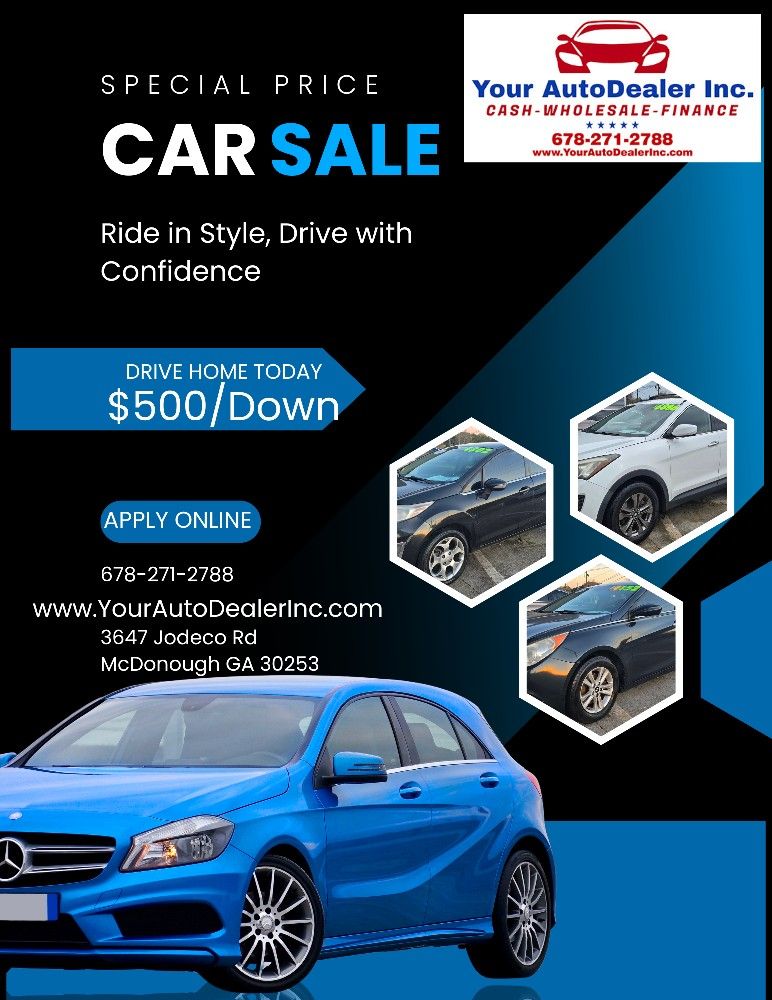 $500 Down Cars For Sale