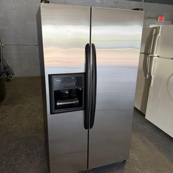 36” KITCHEN AID SIDE BY SIDE REFRIGERATOR NEVERA HELADERA FRIDGE WORKING PROPERLY DELIVERY WARRANTY 4 MONTHS 