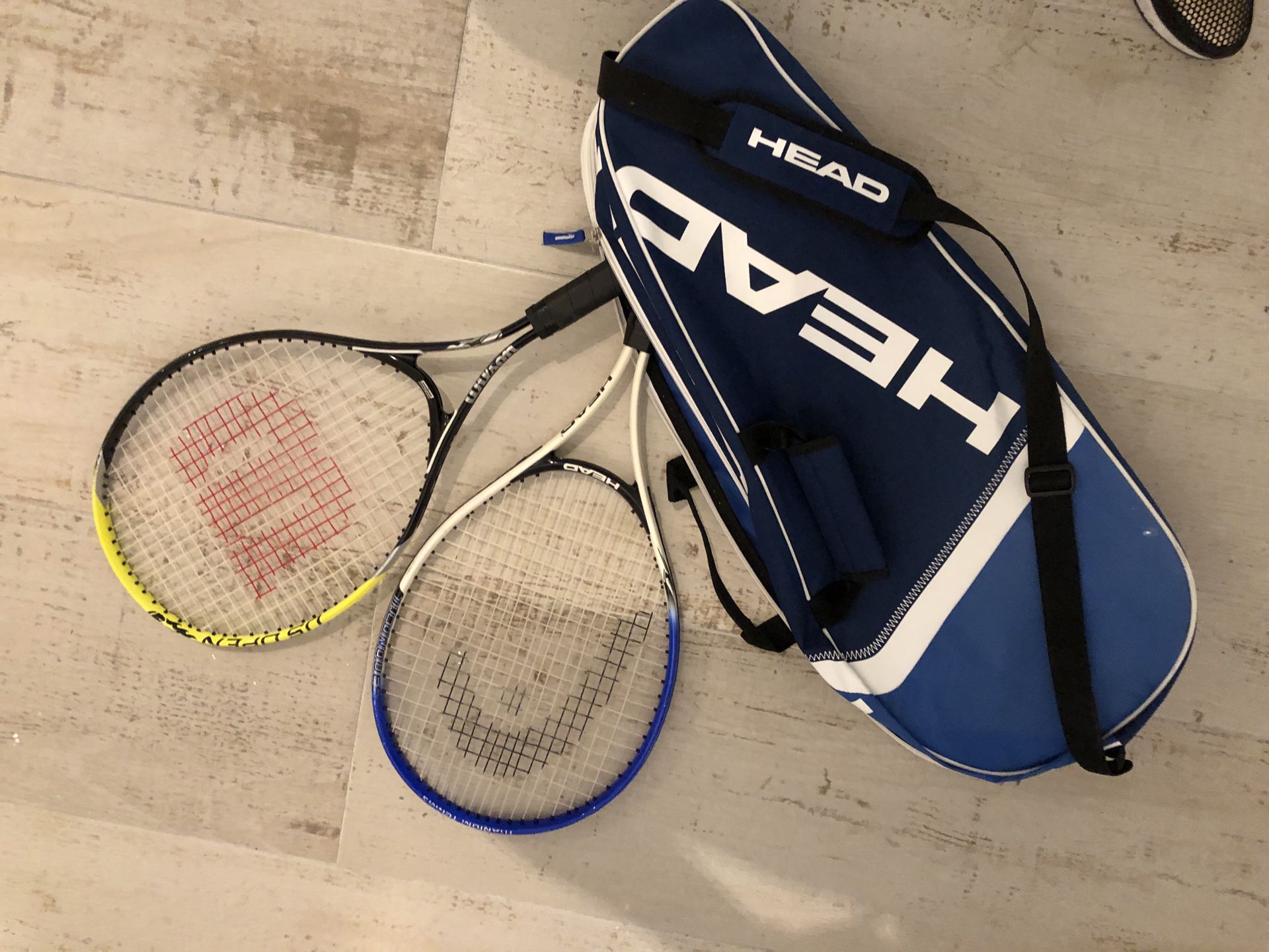 Tennis set Wilson and head rackets