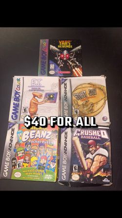 Five Gameboy Box’s & Manuals Only (No Games)