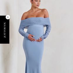 Light Blue Maternity dress Medium 