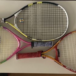 Kids Tennis Rackets - One Is Female