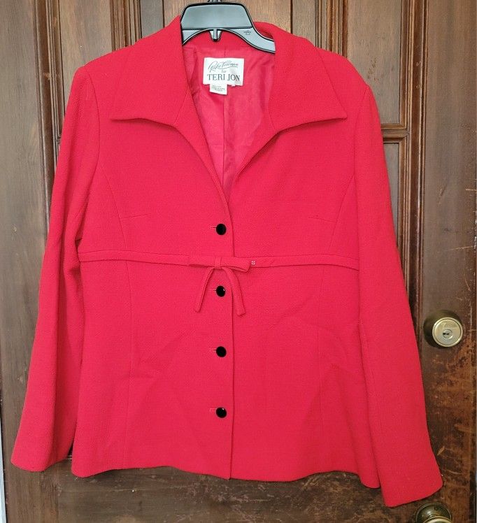 Vintage Rickie Freeman Teri John 2 Piece Skirt/Jacket Set 100% Wool-Medium