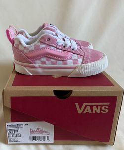 Pink Knu Skool Checkerboard Vans