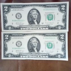 $2 Star Notes