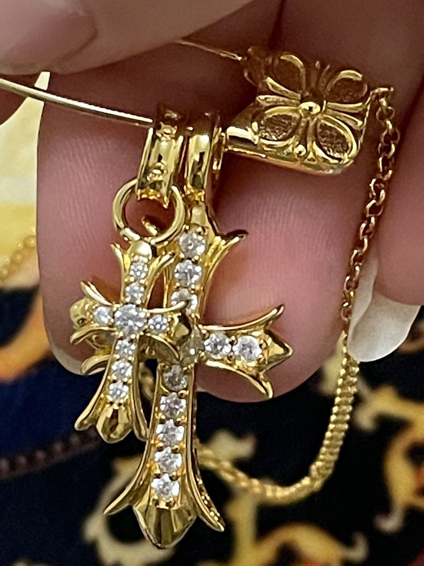 Chrome hearts hotsell gold chain