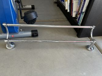 Towel Bar. Double Rods.