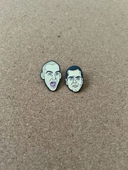 Minor Threat Black Flag pins