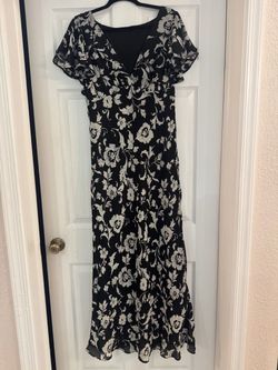 Abercrombie & Fitch Floral Midi Dress – Size Large – Like New