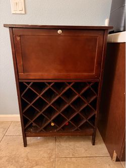 Wine Hutch Cherry Wood