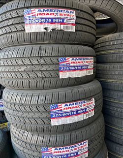 225/60R16 American Set Of 4 New Tires