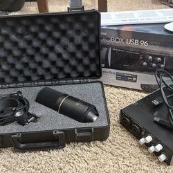 Recording Microphone and Audio Interface
