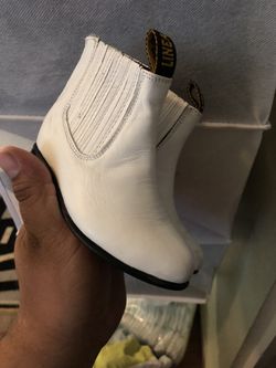 Botines Blancos de niño con siere