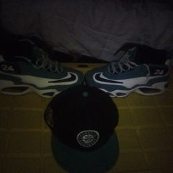 Baby Blue Griffeys + Baby Blue Mariners Hat 