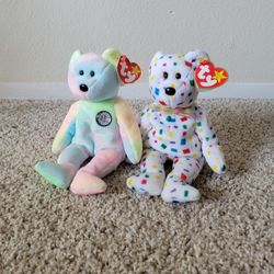 beanie baby bears with tags