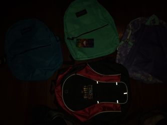 4 back packs
