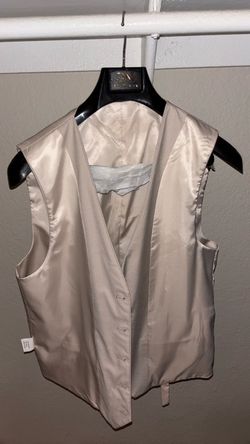 Men's Cream Dress Vest