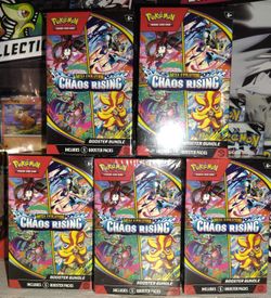 Chaos Rising Booster Bundles Lot Of 5