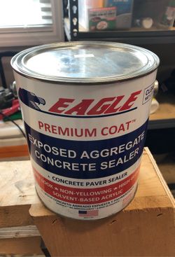 Concrete sealer... never opened