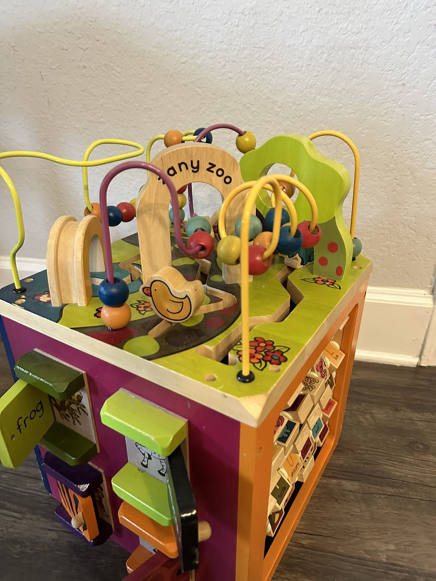 WOODEN ACTIVITY CENTER