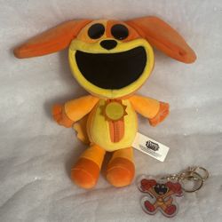 Poppy Playtime Mini DogDay Plush (8”) w/ Bonus Keychain (Cash Only)