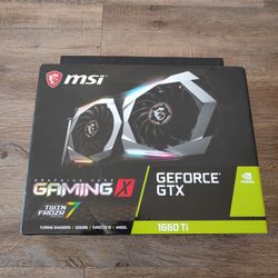 MSI Gaming GeForce GTX 1660 Ti GPU Graphics Card - 192 Bit HDMI/Display Port 6GB