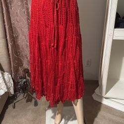 red skirt