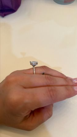 3 carat white gold