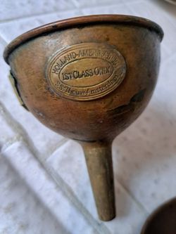 New AMSTERDAM COPPER BRASS FUNNELS