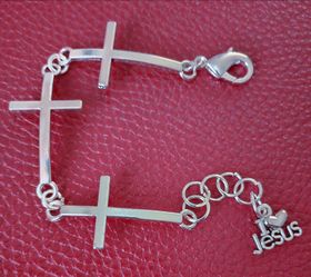 Adjustable Cross Bracelet